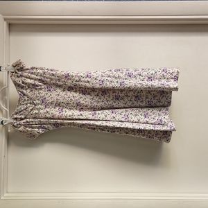 Betsy Johnson floral strapless mini dress